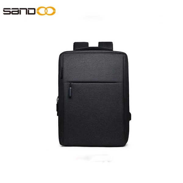 Fashion design waterproof laptop backpack with USB charging