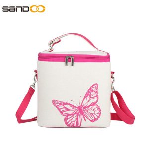 New Design Butterfly printing Cotton Lunch Bag