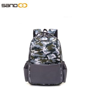 Camouflage design fashion backpack for students