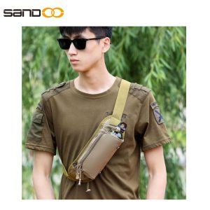 Fanny Pack for Men Women with Headphone Jack and water bottle Adjustable Waist Pack Bags