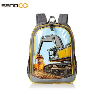 Cute carton grab children backpack , customized school bag for student