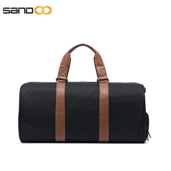 Unisex travel bag Weekender Bag with Shoes Compartment for Men